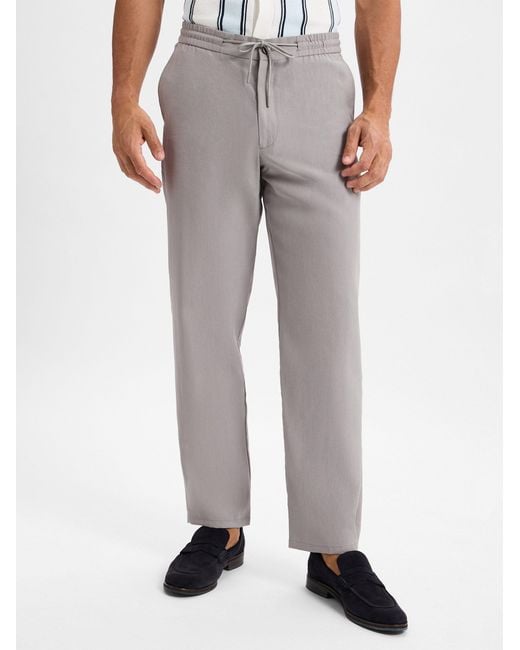 Finshley & Harding Stoffhose Cross in White für Herren