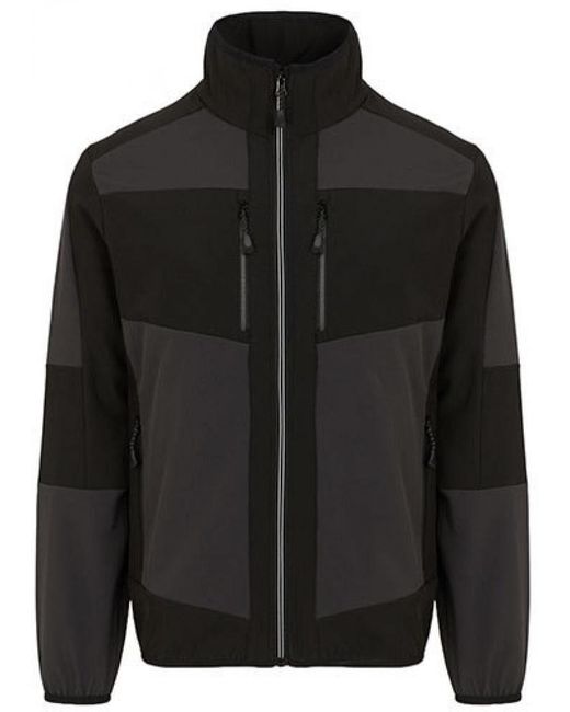 Regatta Outdoorjacke E-volve 2-Layer Softshell Jacket Softshelljacke in Black für Herren