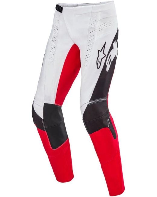 Alpinestars Motorradhose Techstar Deep LTD Motocross Hose dehnbar in Red für Herren