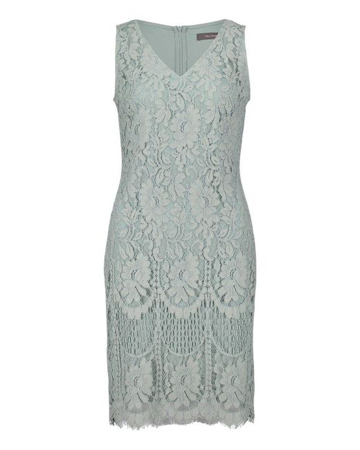 Vera Mont Gray Sommerkleid Kleid Kurz ohne Arm