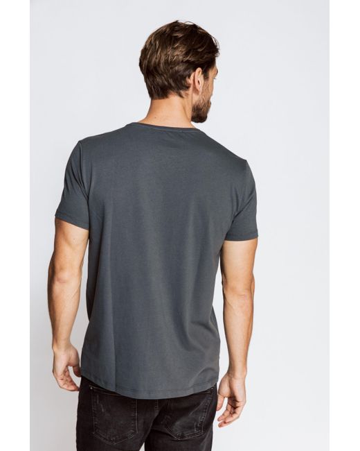 Zhrill T-Shirt REHO Black (0-tlg) in Gray für Herren