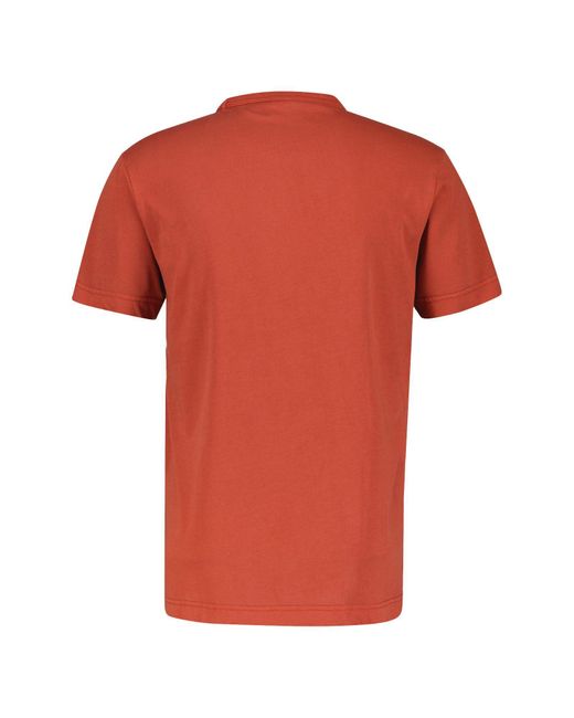 Lerros T-Shirt mit Brust-Print in Red für Herren