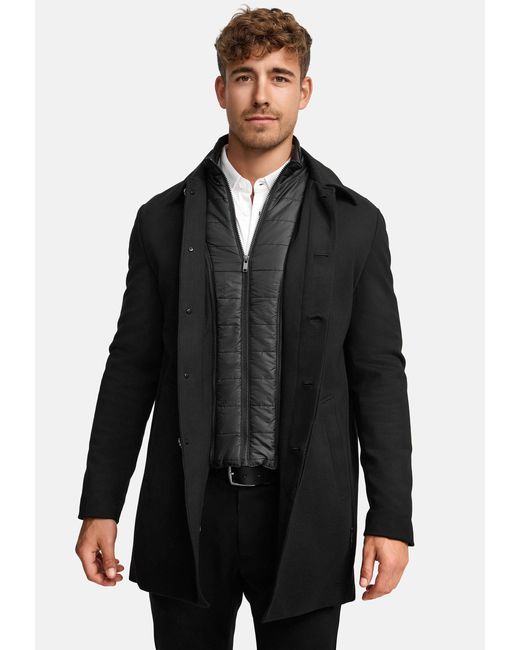 INDICODE Kurzmantel INBenyome in Black für Herren