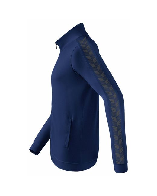 Erima Sweatjacke Essential Team Tracktop in Blue für Herren