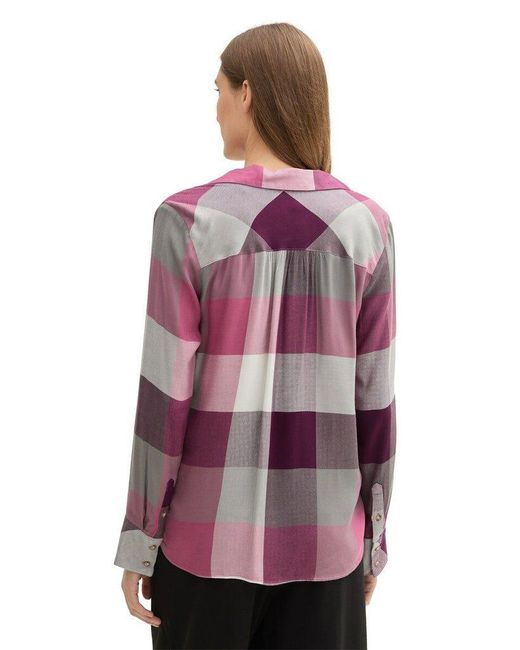 Tom Tailor Pink Langarmbluse