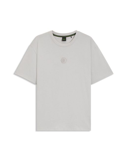 Boss Kurzarmshirt Tee Future 10270611 01 in White für Herren