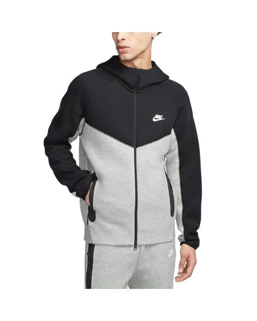 Nike Hoodie Sportswear Tech Fleece Full-Zip Windrunner in Black für Herren