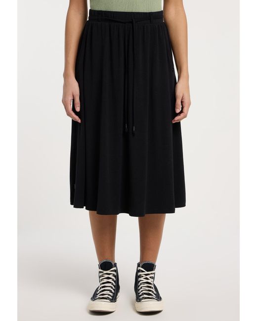 Ragwear Black Sommerrock REIKKO Nachhaltige & vegane Mode