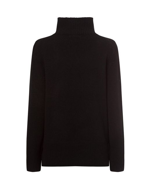Marie Lund Black Strickpullover