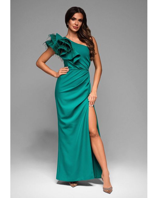 Ombre Green Abendkleid Kimme