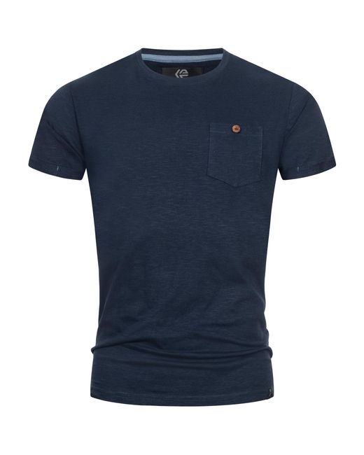 INDICODE T-Shirt INJon in Blue für Herren