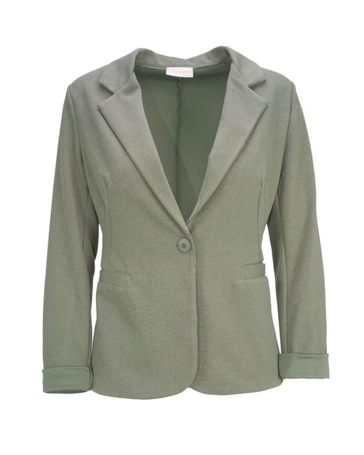 Seasons of April Gray Kurzblazer RUBY Eleganter, figurbetonter Blazer für Business & Freizeit