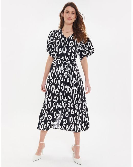 Threadbare White Sommerkleid Fruit Pastill mit Bindegürtel
