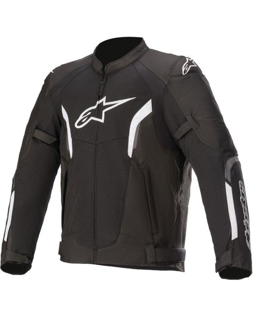Alpinestars Motorradjacke AST-1 V2 Air Motorrad Textiljacke Perforiert in Black für Herren