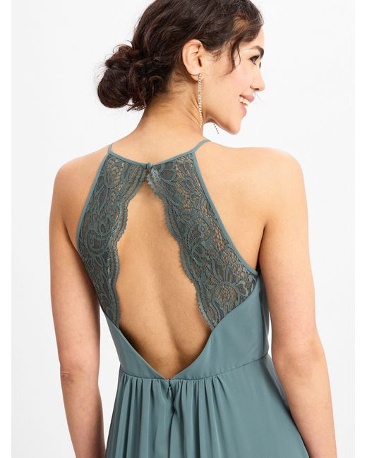 Marie Lund Blue Abendkleid