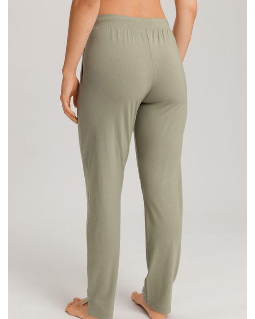Hanro Green Pyjamahose Sleep & Lounge schlaf-hose pyjama schlafmode