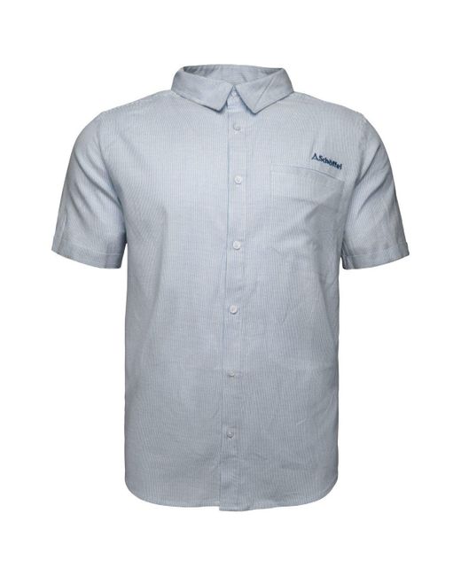 Schoeffel Kurzarmhemd Wakefield in Blue für Herren