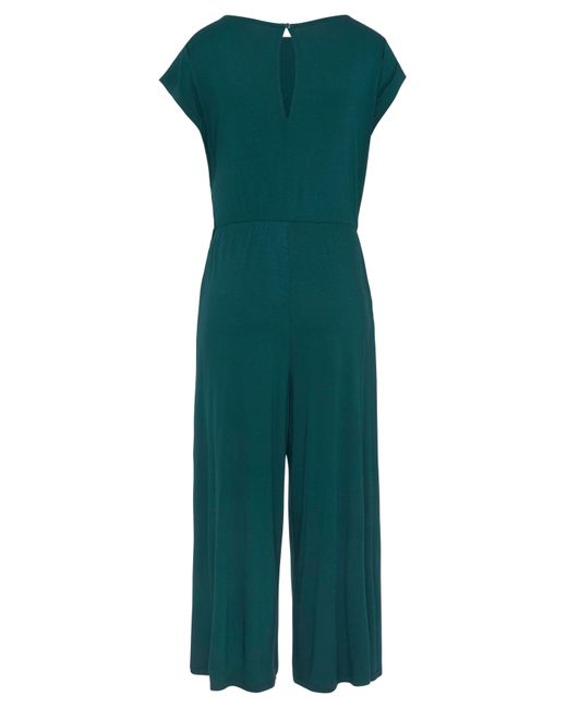 Lascana Green Culotte-Overall mit Knotendetail in der Taille, eleganter Jumpsuit, festlich