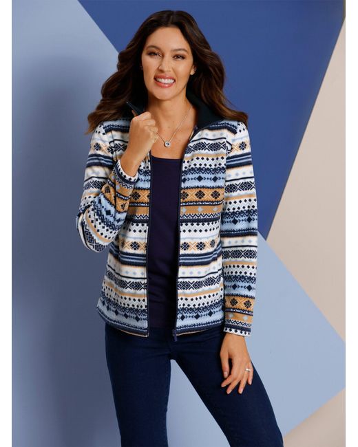 Sieh an! Blue Fleecejacke
