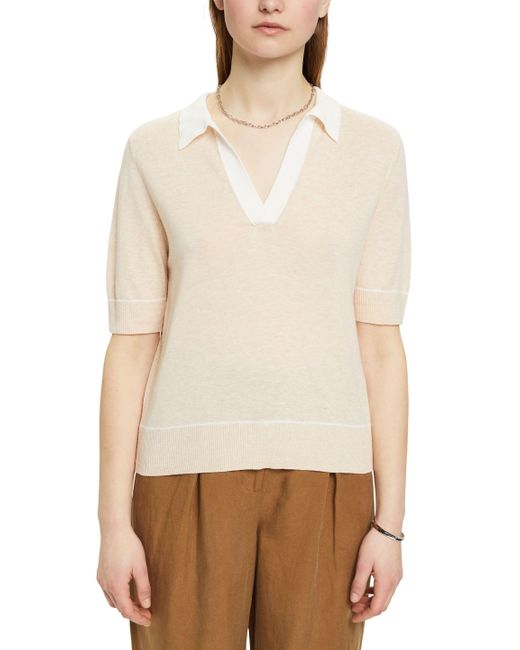 Esprit White Strickpullover