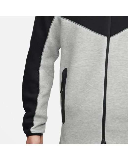 Nike Hoodie Sportswear Tech Fleece Full-Zip Windrunner in Black für Herren