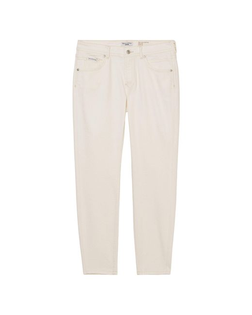 Marc O' Polo White Fit-Jeans Modell ALVA slim cropped Lässiges, verkürztes Bein