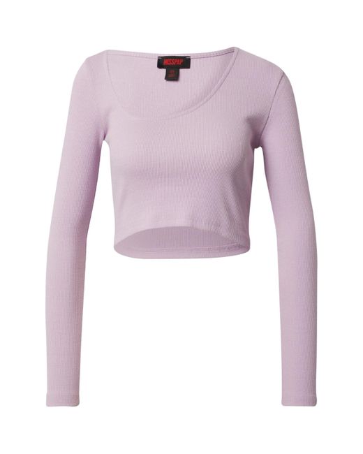MissPap Pink Langarmshirt (1-tlg) Plain/ohne Details