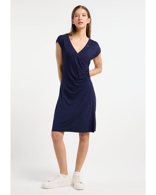 Ragwear Blue Sommerkleid CRUPI Nachhaltige & Vegane Mode
