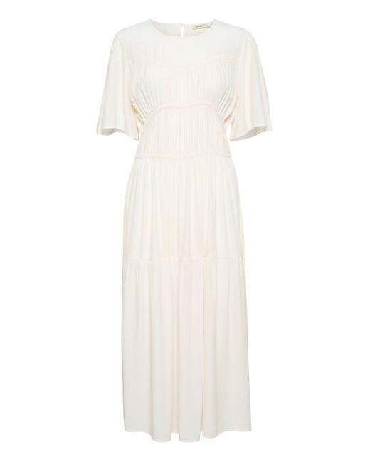 Soaked In Luxury White Jerseykleid Kleid SLBrielle