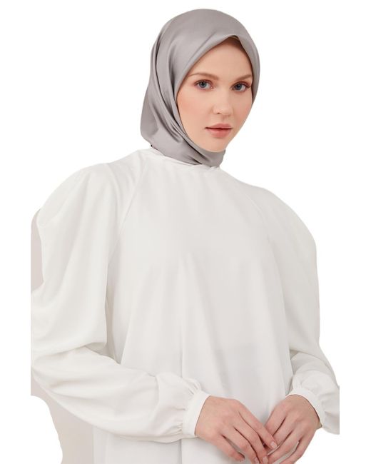 Armine White Langarmbluse Armine Bluse, Premium Qualität, Zweifarbig Oberteile, Mans