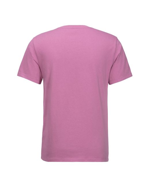 Levi's Levi's® V-Shirt LE ORIGINAL HM VNECK mit Logostickerei in Pink für Herren