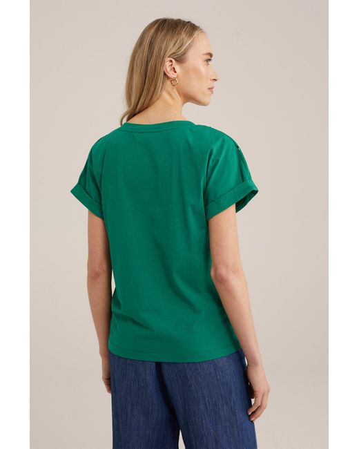 WE Fashion Green T-Shirt