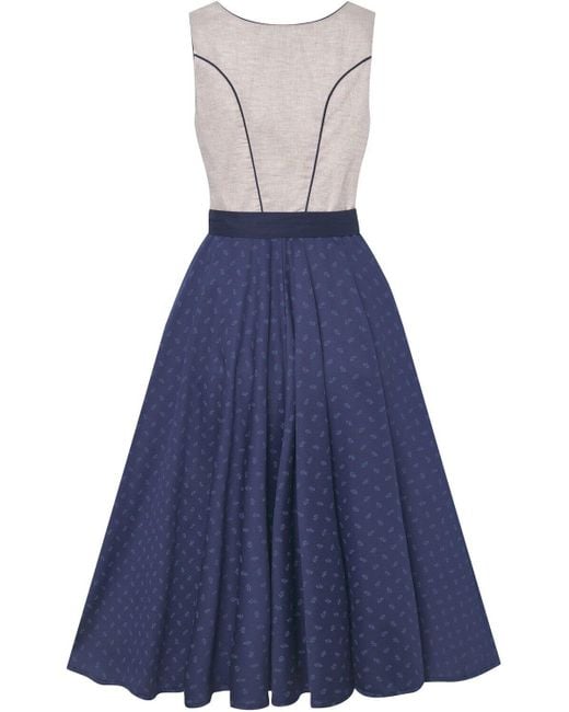 Felicitas Blue Midi-Dirndl Desiree
