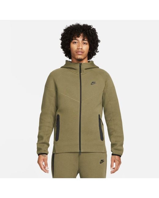 Nike Hoodie Tech Fleece in Green für Herren