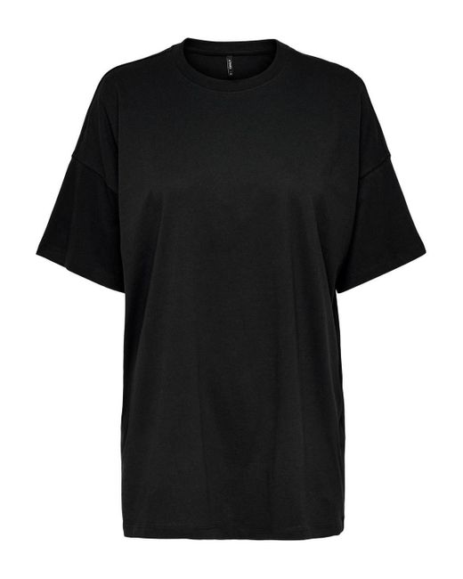 ONLY Black Blusenshirt ONLMAY LIFE /S OVERSIZE TOP JRS