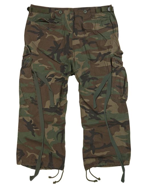 Trooper Cargoshorts Engineer 3/4 Baumwolle Sommer Shorts Kurze Hose Army in Green für Herren