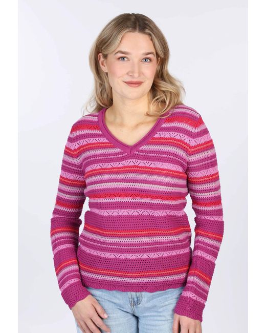 Sorgenfri Sylt Pink Strickpullover Birtha