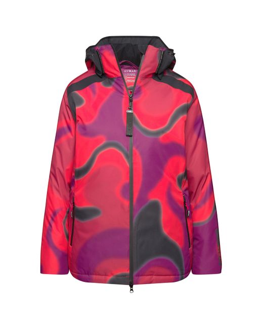 Ulla Popken Red Funktionsjacke HYPRAR Performance-Jacke wasserdicht Schneefang
