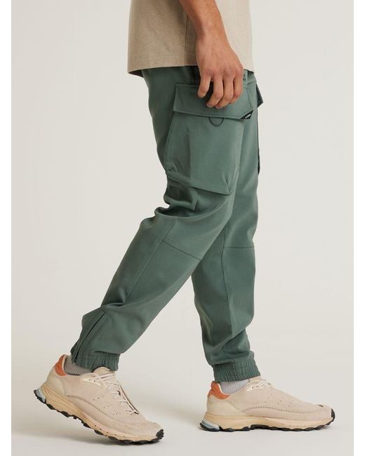 Chasin' Hose – stylische Cargohose – Rift Flow in Blue für Herren