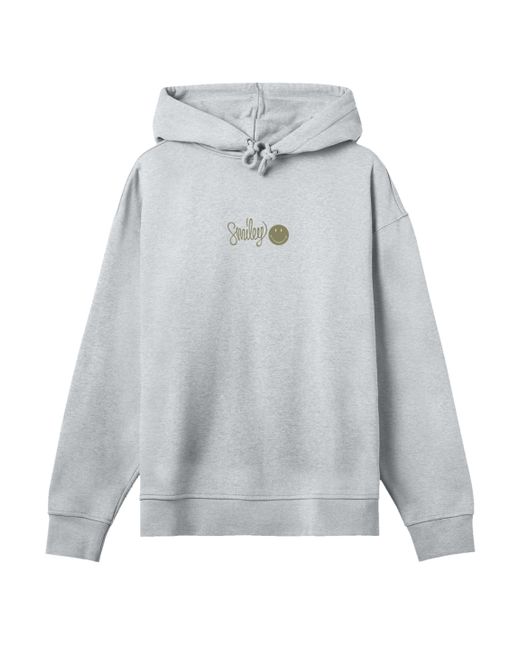F4NT4STIC Gray Kapuzenpullover SMILEY green Premium Qualität