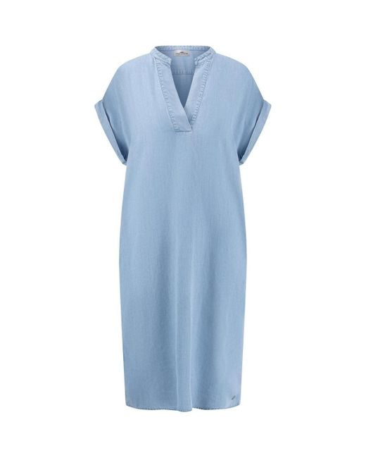 Fynch-Hatton Blue Sommerkleid DRESS SHORT SLEEVE