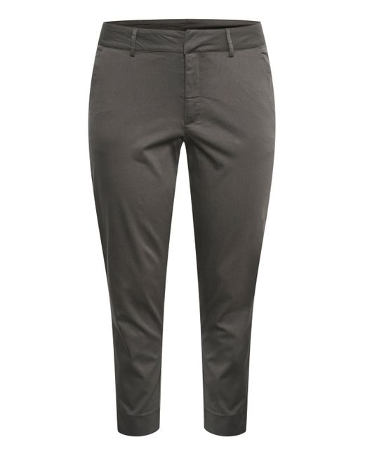 Kaffe Gray Stoffhose Casual Hose KCleana Große Größen