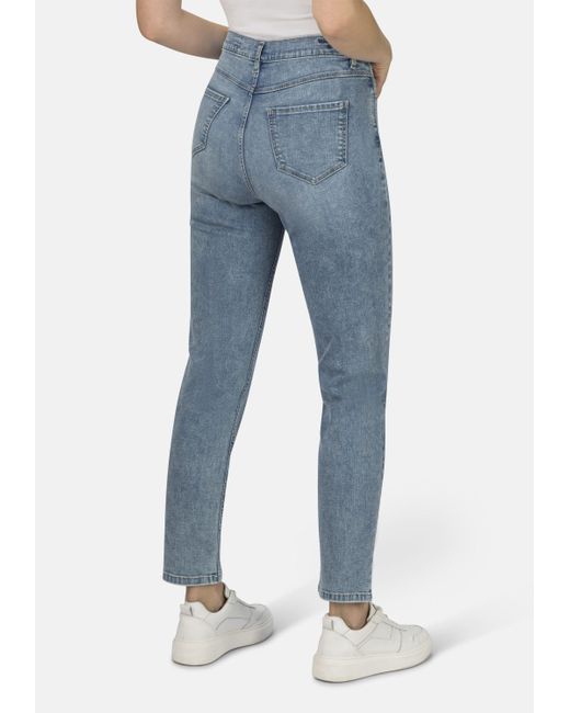 STOOKER WOMEN Blue 5-Pocket-Jeans Nizza Fashion Tapered Fit