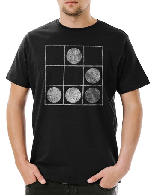 Urban Backwoods Print-Shirt Hacker Emblem Glider T-Shirt Fun Geek Nerd Computer Science in Black für Herren