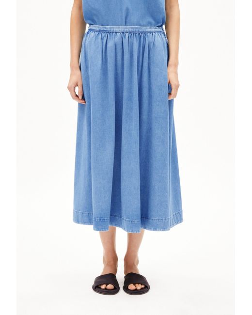 ARMEDANGELS Blue KENDRAA Jeansrock aus Bio-Baumwoll Mix Regular Fit
