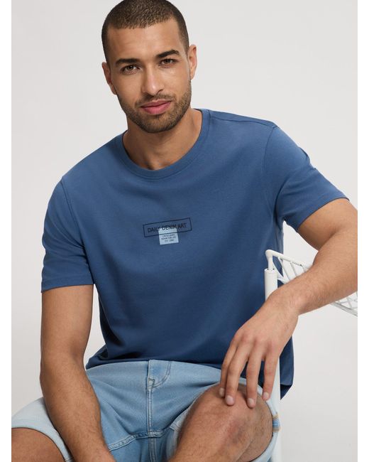 Cross Jeans ® T-Shirt 16054 in Blue für Herren