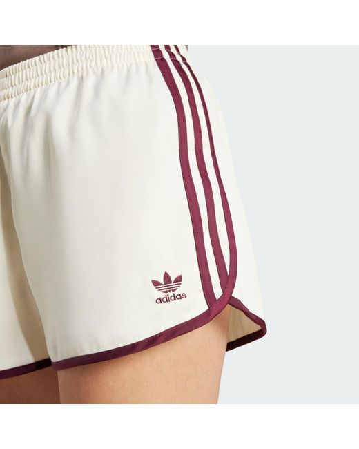 Adidas White ADICOLOR 3-STREIFEN SPRINTER SHORTS