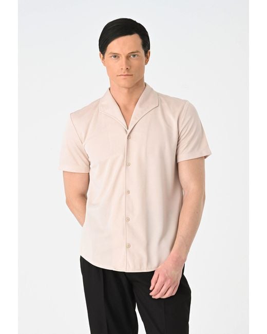 Antioch Blusenshirt Romolo in White für Herren
