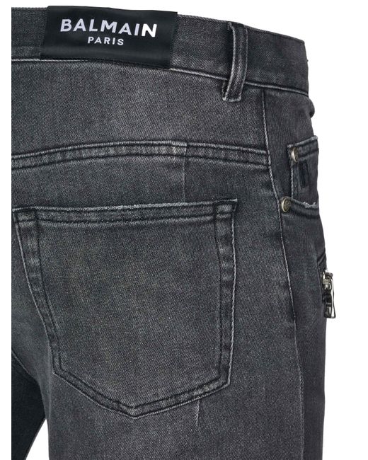 Balmain Slim-fit- Jeans dunkelgrau in Blue für Herren