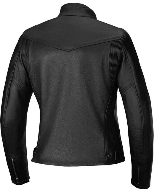 Alpinestars Motorradjacke Tory Motorrad Lederjacke herausnehmbares Innenfutter in Black für Herren
